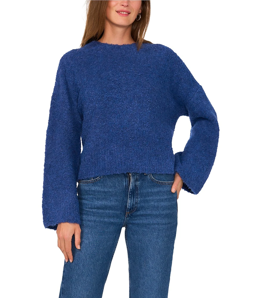 Vince Camuto Knit Round Neck Long Sleeve Sweater