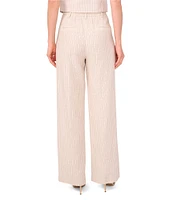 Vince Camuto Linen Blend Wide Leg Striped Pants