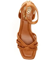 Vince Camuto Loressa Knotted Leather Espadrille Wedge Sandals