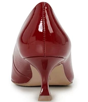 Vince Camuto Margie Patent Leather Kitten Heel Pumps