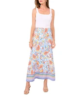 Vince Camuto Maxi Pull On Paisley Skirt