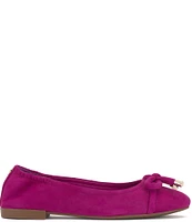 Vince Camuto Maysa Suede Bow Ballet Flats