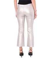 Vince Camuto Metallic Coated Flare Leg High Rise Ankle Length Pant