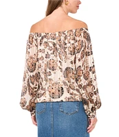 Vince Camuto Off The Shoulder Long Sleeve Blouse