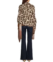 Vince Camuto Ombre Leopard Super Soft Scarf Wrap