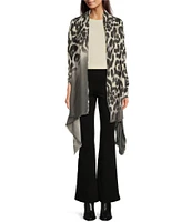 Vince Camuto Ombre Leopard Super Soft Scarf Wrap