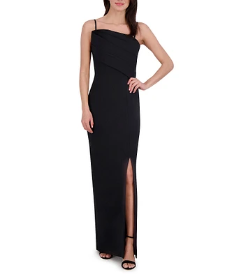 Vince Camuto Origami Draped Neck Sleeveless Ball Gown