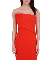 Vince Camuto Origami Draped Neck Sleeveless Ball Gown