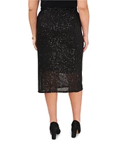 Vince Camuto Pencil Sequin Midi Skirt