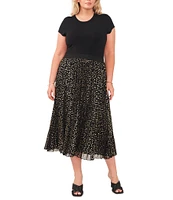 Vince Camuto Pleated Midi Skirt