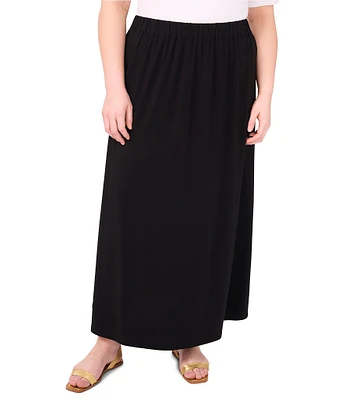 Vince Camuto Plus Size A-Line Pull-On Maxi Skirt