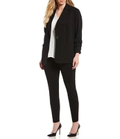 Vince Camuto Plus Size Ruched Sleeve Blazer