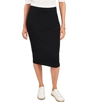 Vince Camuto Ponte Pencil Midi Skirt