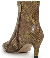 Vince Camuto Quinley Snake Print Ankle Boots