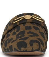 Vince Camuto Rechell Animal Print Flat Suede Mules