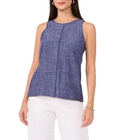Vince Camuto Round Neck Sleeveless Tank