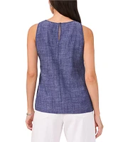Vince Camuto Round Neck Sleeveless Tank