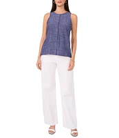 Vince Camuto Round Neck Sleeveless Tank
