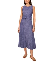 Vince Camuto Round Neck Sleeveless Tank