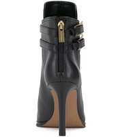 Vince Camuto Sahra Double Buckle Leather Booties