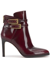 Vince Camuto Sahra Double Buckle Leather Booties