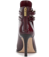 Vince Camuto Sahra Double Buckle Leather Booties