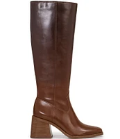 Vince Camuto Sangeti Leather Square Toe Tall Boots