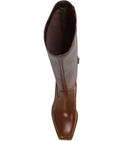 Vince Camuto Sangeti Leather Square Toe Tall Boots