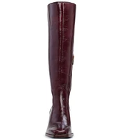 Vince Camuto Sangeti Leather Square Toe Tall Boots