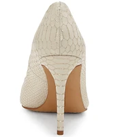 Vince Camuto Savilla Snake Embossed Design Dress Pumps