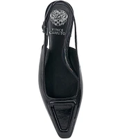 Vince Camuto Savy Leather Slingback Flats