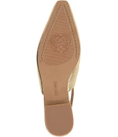 Vince Camuto Savy Leather Slingback Flats