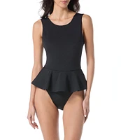Vince Camuto Scuba High Neck Skirted One Piece Swimsuit