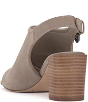 Vince Camuto Shoban Suede Block Heel Buckle Sandals