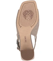 Vince Camuto Shoban Suede Block Heel Buckle Sandals