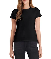 Vince Camuto Short Sleeve Crew Neck Knit Tee Shirt