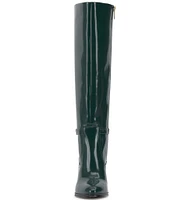 Vince Camuto Skylie Glossy Leather Tall Boots