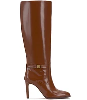 Vince Camuto Skylie Glossy Leather Tall Boots