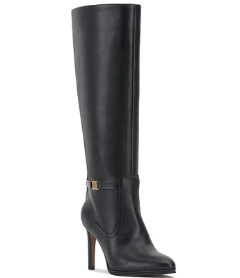 Vince Camuto Skylie Leather Knee High Boots