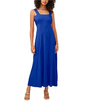 Vince Camuto Square Neck Sleeveless Shift Maxi Dress