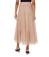 Vince Camuto Tulle Tie Front A-Line Skirt