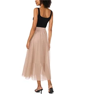 Vince Camuto Tulle Tie Front A-Line Skirt