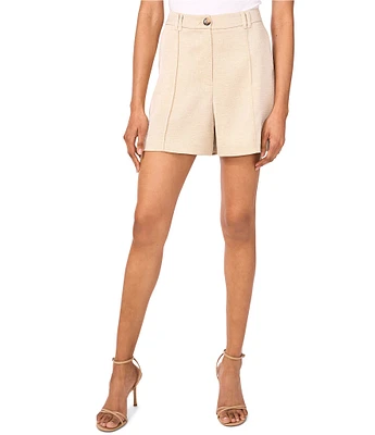 Vince Camuto Twill Pleated Shorts