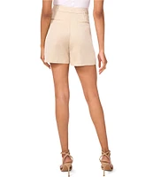 Vince Camuto Twill Pleated Shorts