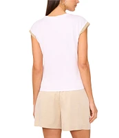 Vince Camuto Twill Pleated Shorts