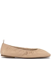 Vince Camuto Verline Leather Stretch Top Ballet Flats