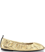 Vince Camuto Verline Leather Stretch Top Ballet Flats