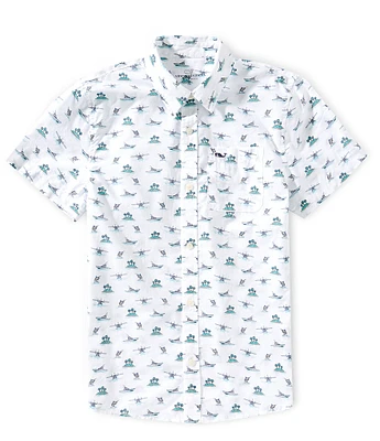 Vineyard Vines Big Boys 2T-7 Printed Short Sleeve Shirt