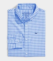 Vineyard Vines Big Boys Arawak Gingham Button Up Sportshirt