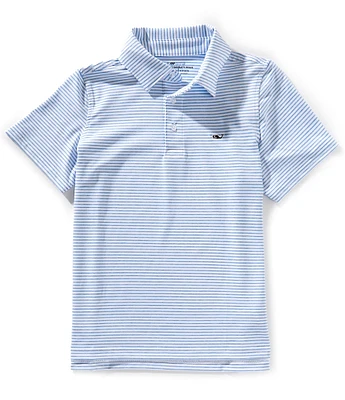 Vineyard Vines Big Boys 8-18 Bradley Stripe Sankaty Polo Shirt